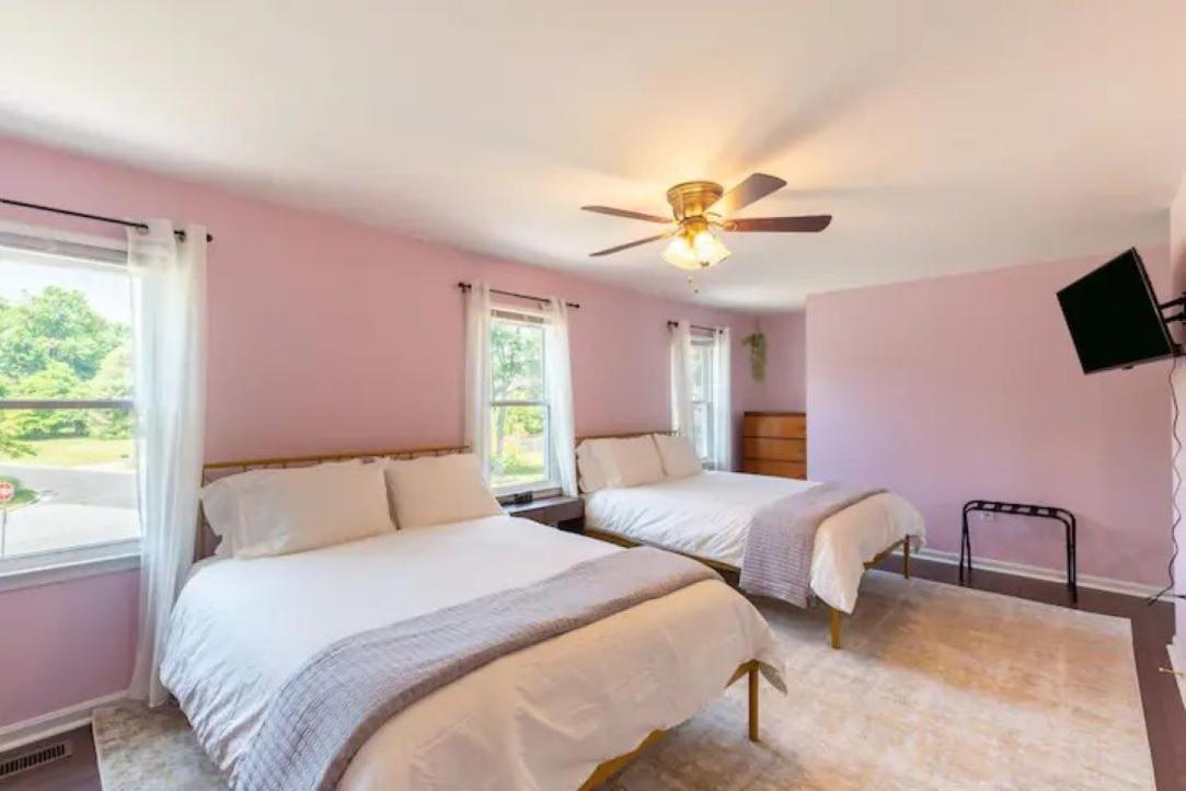 Lrge 5 Bedroom 9 Beds Near Dc-Pool, Hot Tub, Gym, Game Rm, Fire Pit Bowie Bagian luar foto